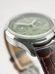 Breitling Premier B09 Stainless Steel Green Dial 40mm Manual Wind  Men's Watch