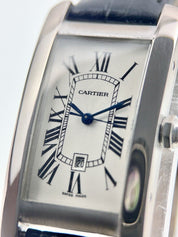 Cartier Tank Americaine 18k White Gold Automatic Men’s Watch W2603656