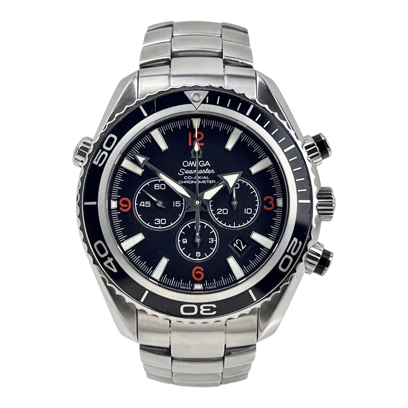 Omega Seamaster Planet Ocean Chronograph 2210.51.00 Black Dial Watch Only