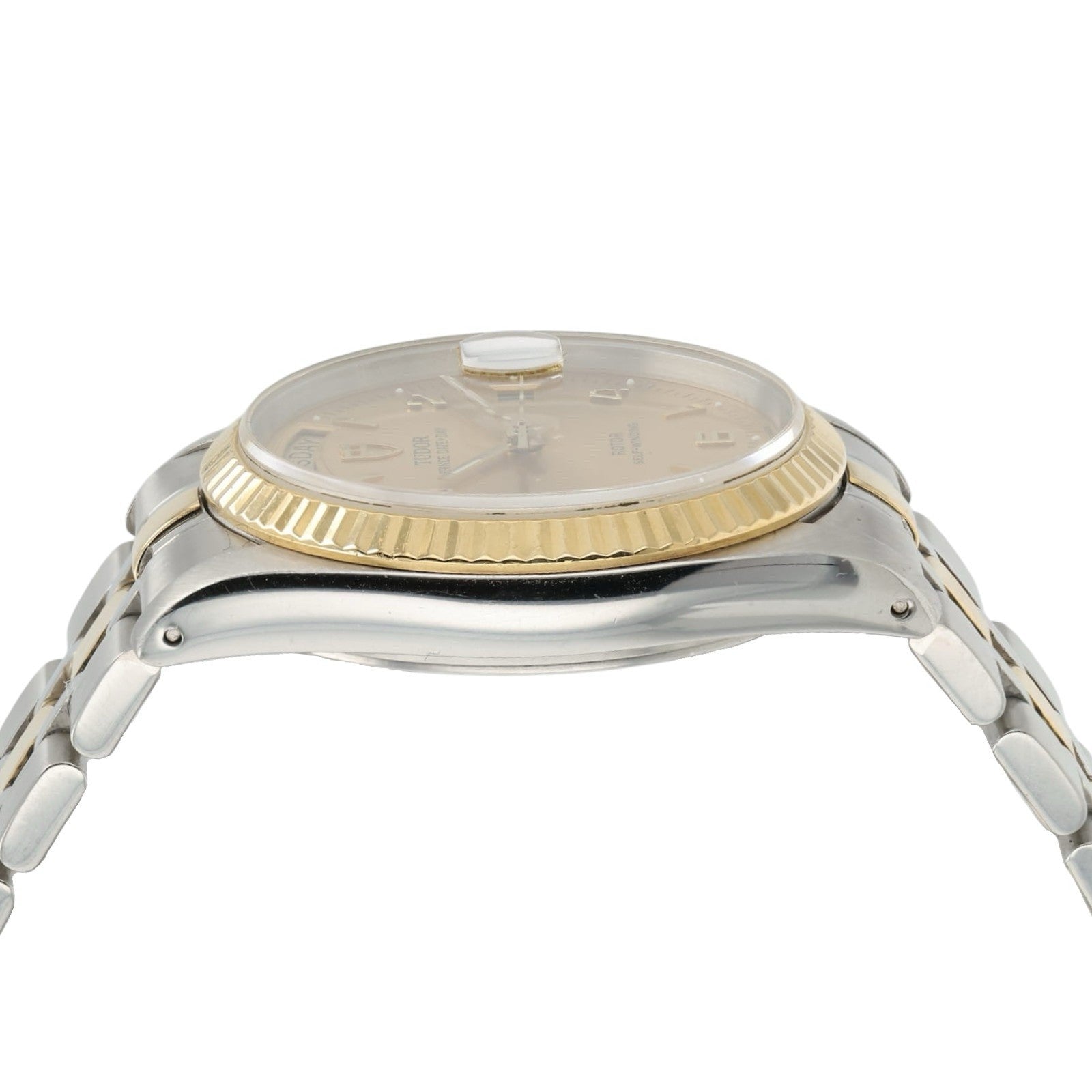 Tudor Prince Oyster Day-Date Champagne Dial Gold & Steel 36mm Automatic 76213
