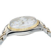 Rolex Date White Dial Gold & Steel 34mm Automatic Movement Men’s Watch 15053
