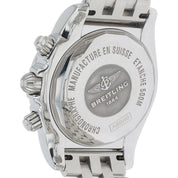 Breitling Chronomat Stainless Steel Silver Dial 44mm Automatic Mens Watch AB0110