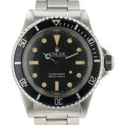 Rolex Submariner No-Date Black Dial Steel 40mm Automatic Men’s Watch 5513