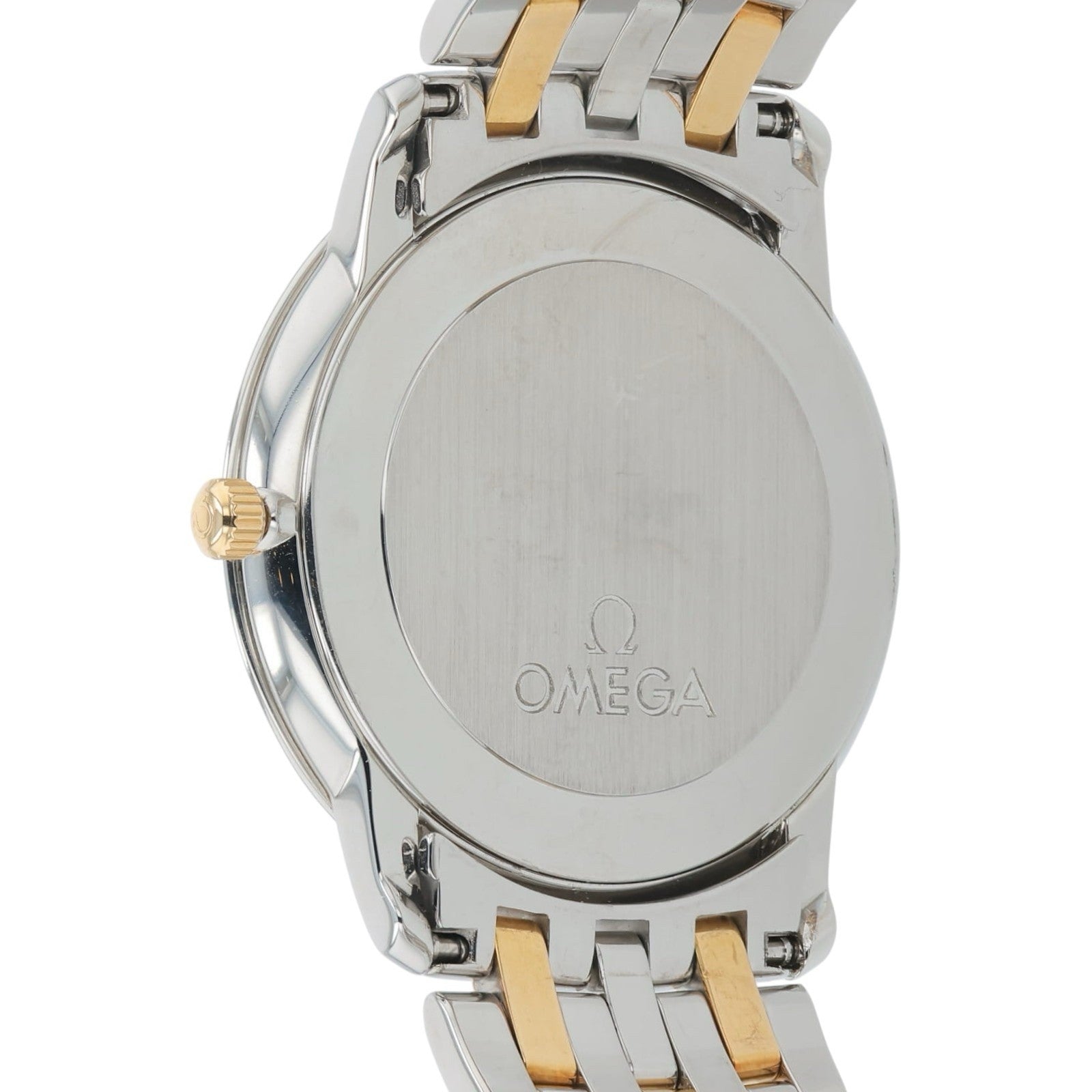 Omega De Ville Steel & Gold Silver Dial 34mm Quartz Men’s Watch 4310.31