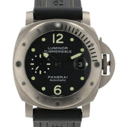 Panerai Luminor Submersible Black Dial Titanium 44mm Automatic Mens PAM00025