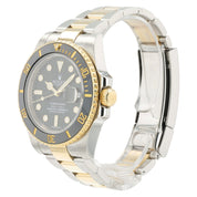 2015 Rolex Submariner Date Black Dial Gold & Steel 40mm Automatic Mens 116613LN