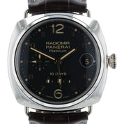 Panerai Radiomir Black Dial Platinum 45mm Automatic Men’s Watch PAM00495