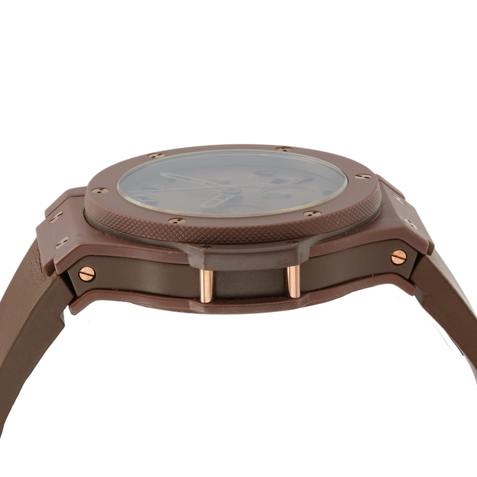 Hublot Big Bang Chocolate Brown Dial PVD Ceramic Mens 44mm Watch 301.CC.3190.RC