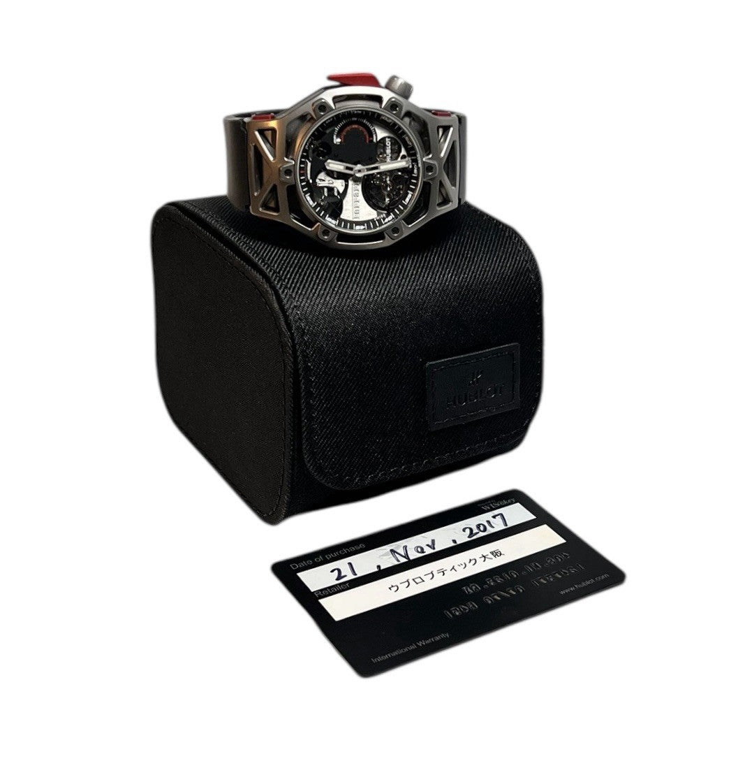 Hublot Techframe Ferrari Tourbillon 45mm 408.N1.0123.RX