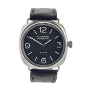 Panerai Radiomir 8 Days Steel Black Dial 45mm Manual Wind Men’s Watch PAM00610