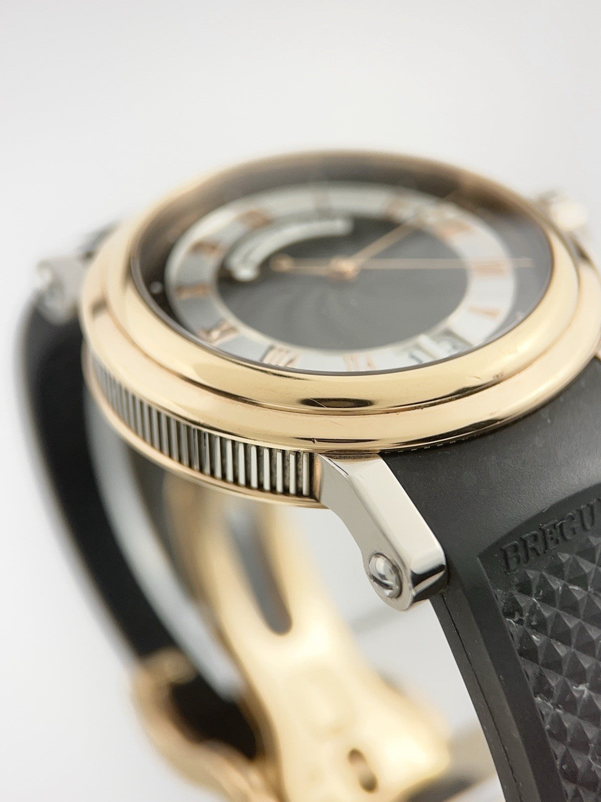 Breguet Marine 18k Gold Big Date 39mm Automatic Watch 5817BE/Z2/5V8 - Full Set