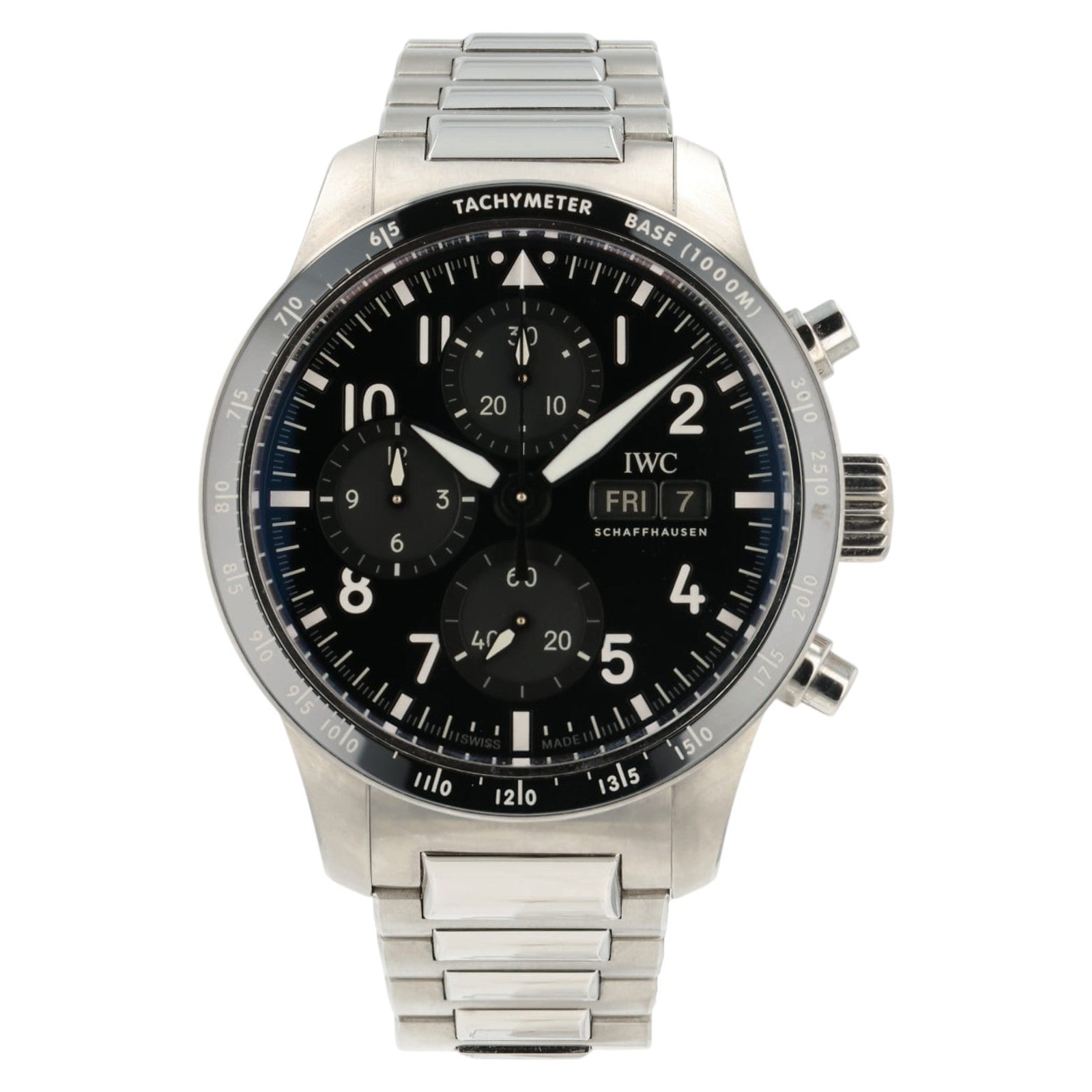 IWC Pilot’s Watch Chrono AMG Black Dial Titanium 41mm Auto Men's Watch IW388304