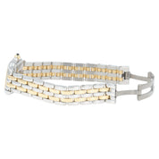 Cartier Panthere Silver Dial Gold & Steel 23x30mm Quartz Women’s Watch W2PN0018