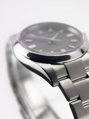 Rolex Oyster Perpetual Steel Purple Grape Dial 36mm Automatic Mens Watch 116000