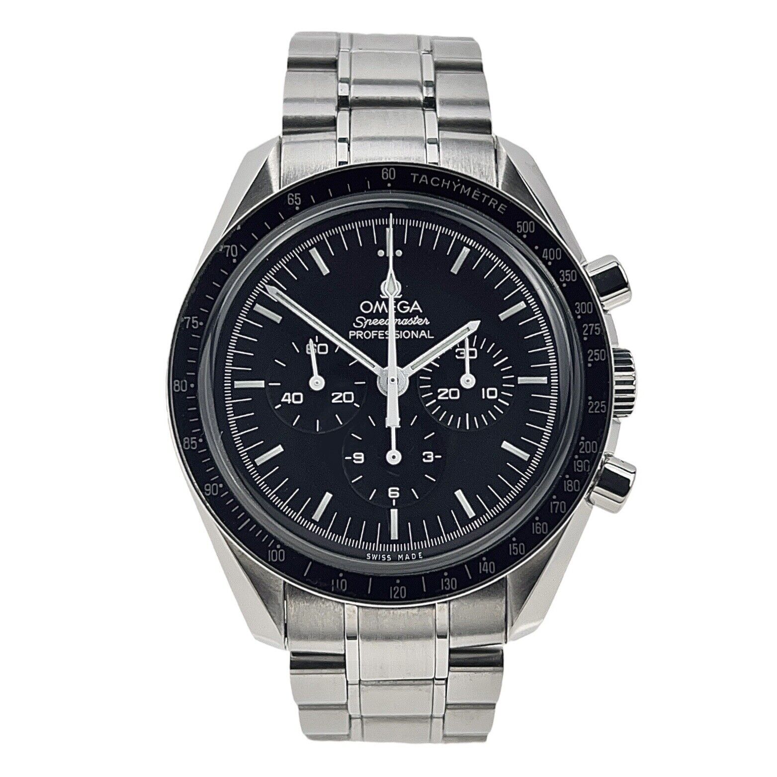 Omega Speedmaster Moonwatch 42mm Hesalite Mens Watch 3570.50