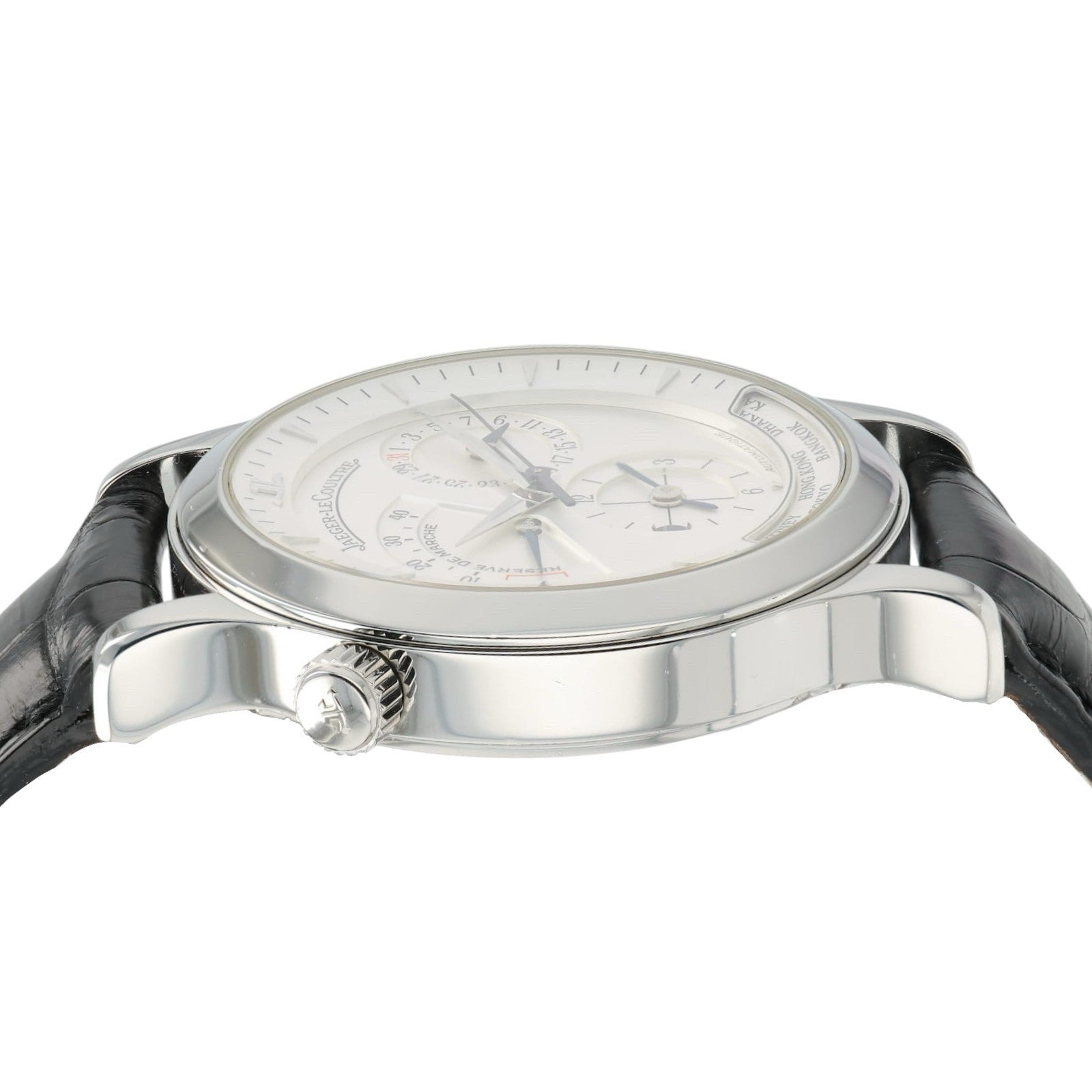 Jaeger-LeCoultre Master Geographic Silver Dial Steel 39mm Automatic 142.8.92