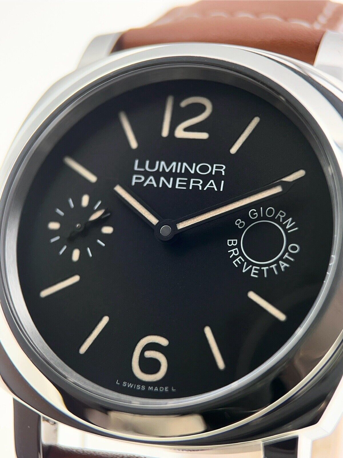 Panerai Luminor Marina 8 Days Steel 44mm Manual Wind Men’s Watch PAM00590