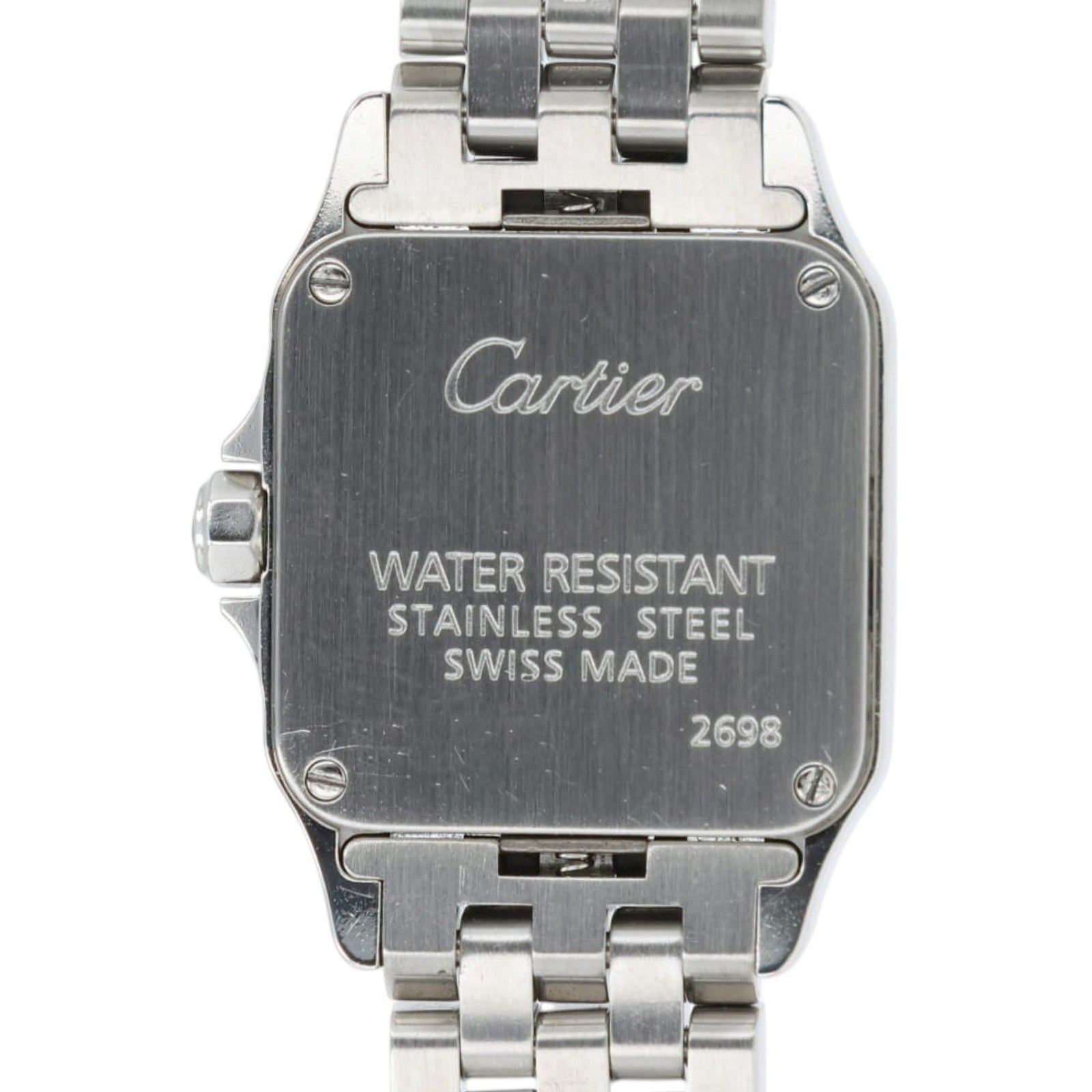 Cartier Santos Demoiselle Silver Dial Small Steel 21mm Quartz Womens WSPN0019
