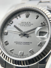 Rolex Datejust Stainless Steel Mother Of Pearl Dial 31mm Automatic 178274