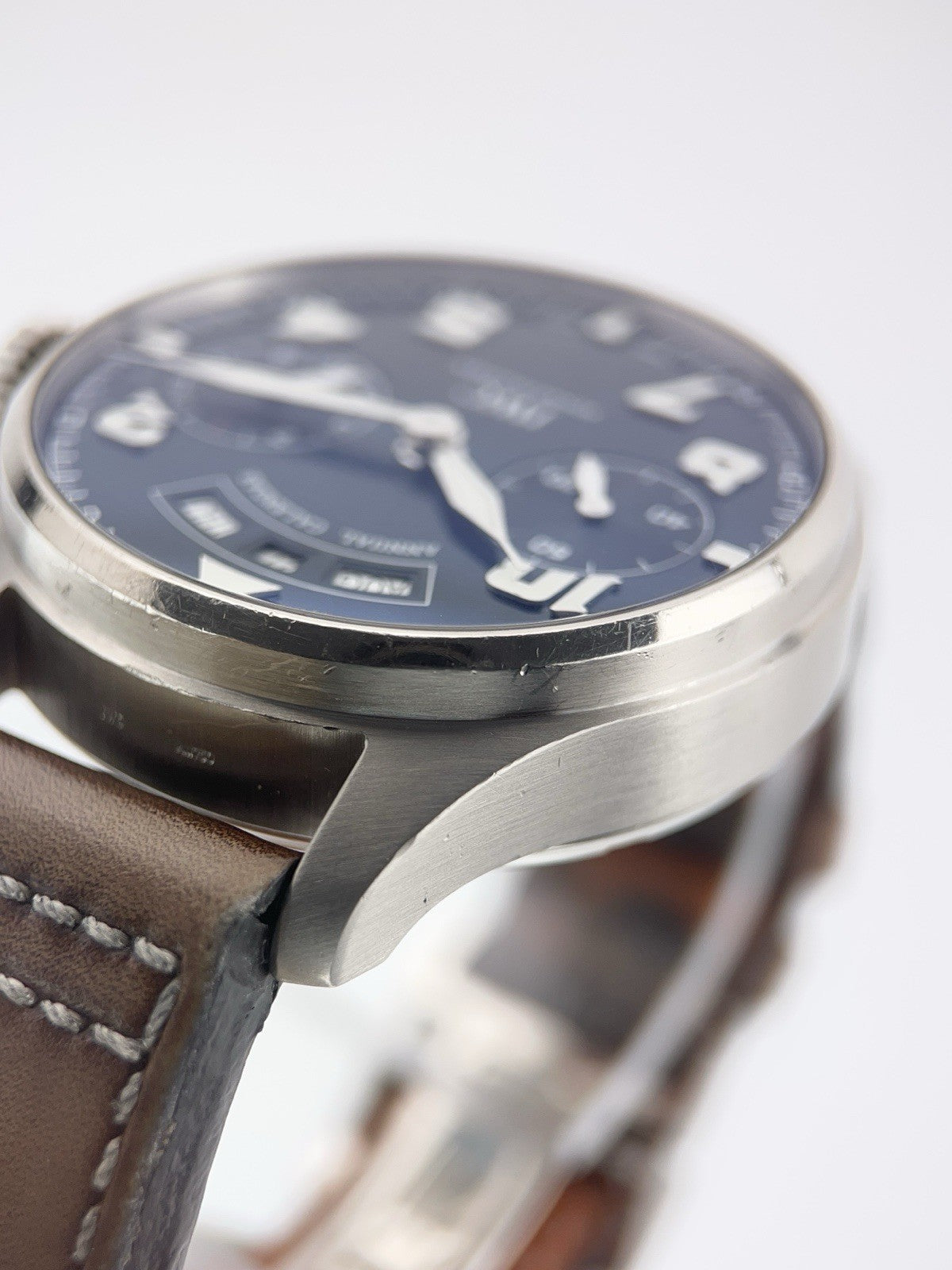 IWC Big Pilot 18k White Gold Blue Dial 46mm Automatic Men’s Watch IW502703