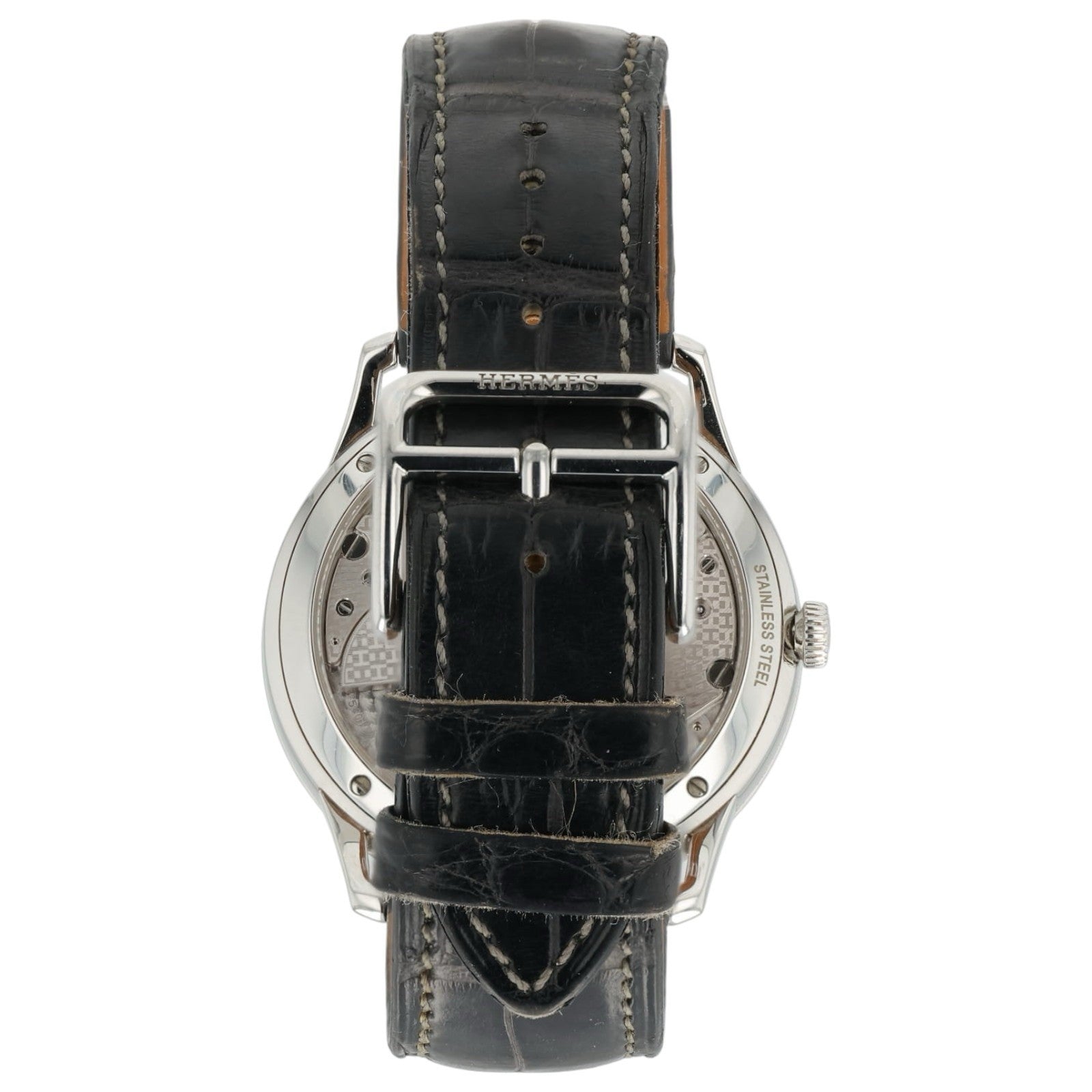 Hermes Slim D’hermes Gray Dial Stainless Steel 39.5mn Auto Men’s Watch CA2.810