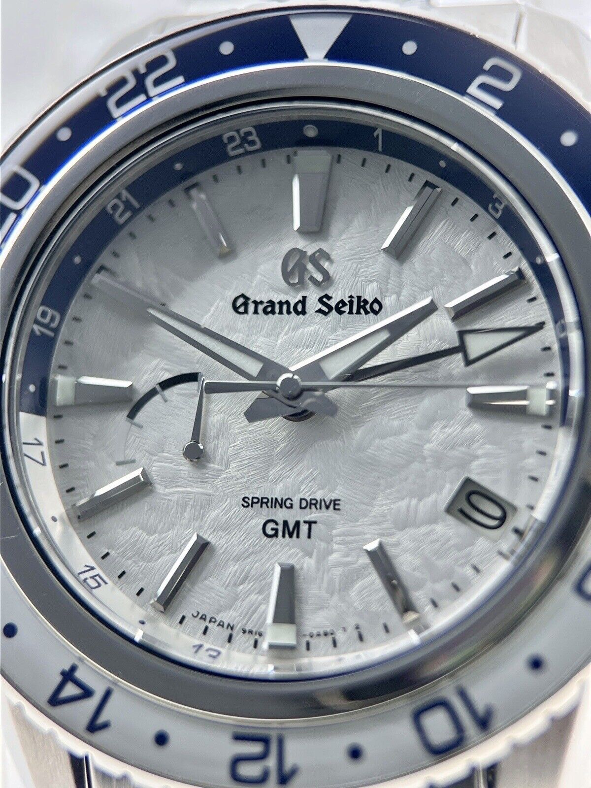 Grand Seiko Sport Collection GMT 44mm Spring Drive Steel Mens Watch SBGE275 B/P