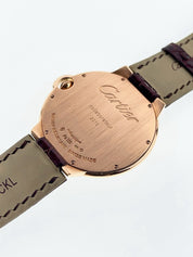 Rose Gold Grey Cartier Ballon Bleu de Cartier WGBB0020