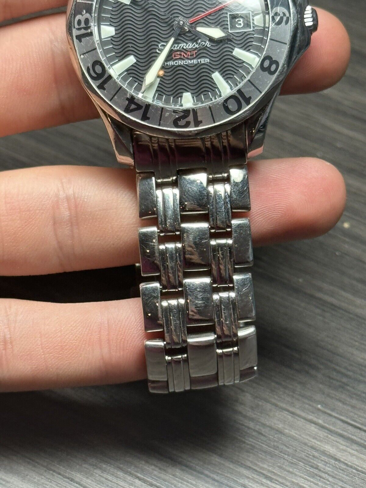 Omega Seamaster 300 GMT 50th Anniversary Watch 2534.50 Watch - AS IS