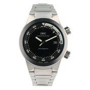 IWC Aquatimer Stainless Steel Black Dial 41mm Automatic Movement Mens IW354801