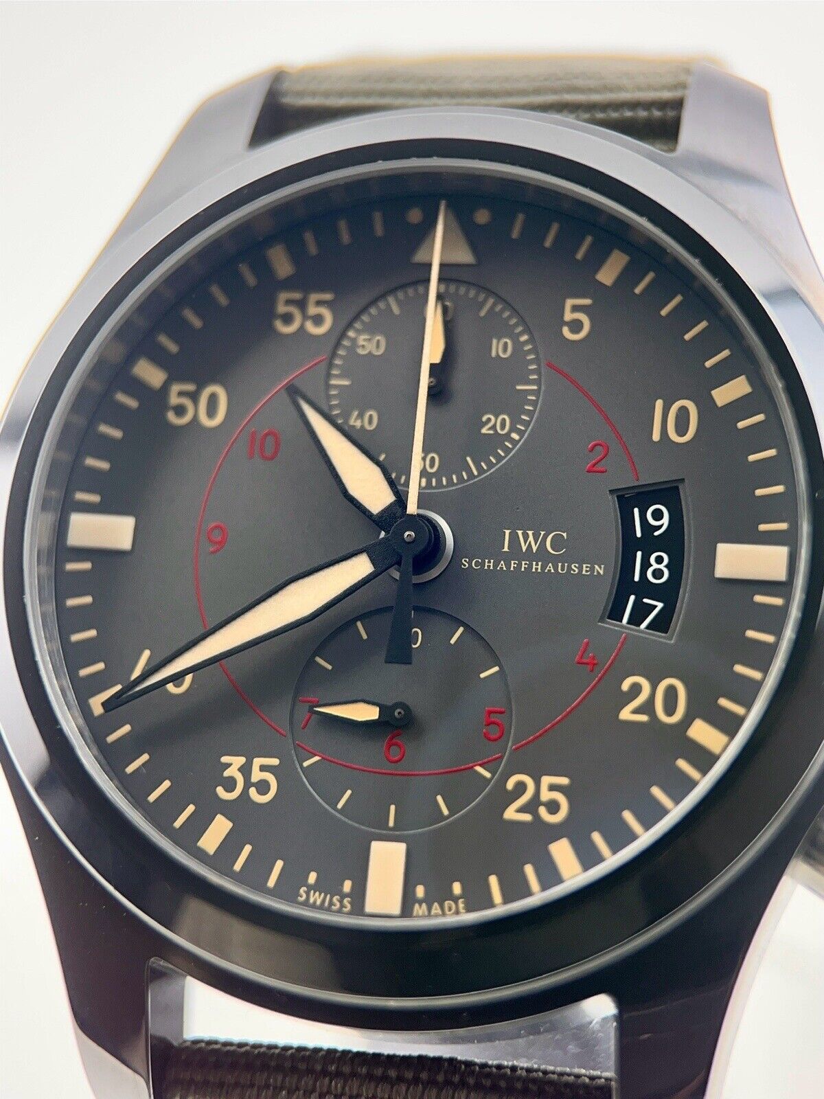 IWC Pilot Chronograph Top Gun Miramar Ceramic 46mm Automatic Mens Watch IW388002