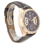 Tag Heuer Grand Carrera Brown Dial 18k Rose Gold 43mm Automatic Men’s CAV514C