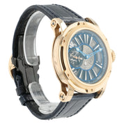 Louis Monet Moon Skeleton Dial 18k Red Gold 45mm Automatic Men’s LM-45.50.MO
