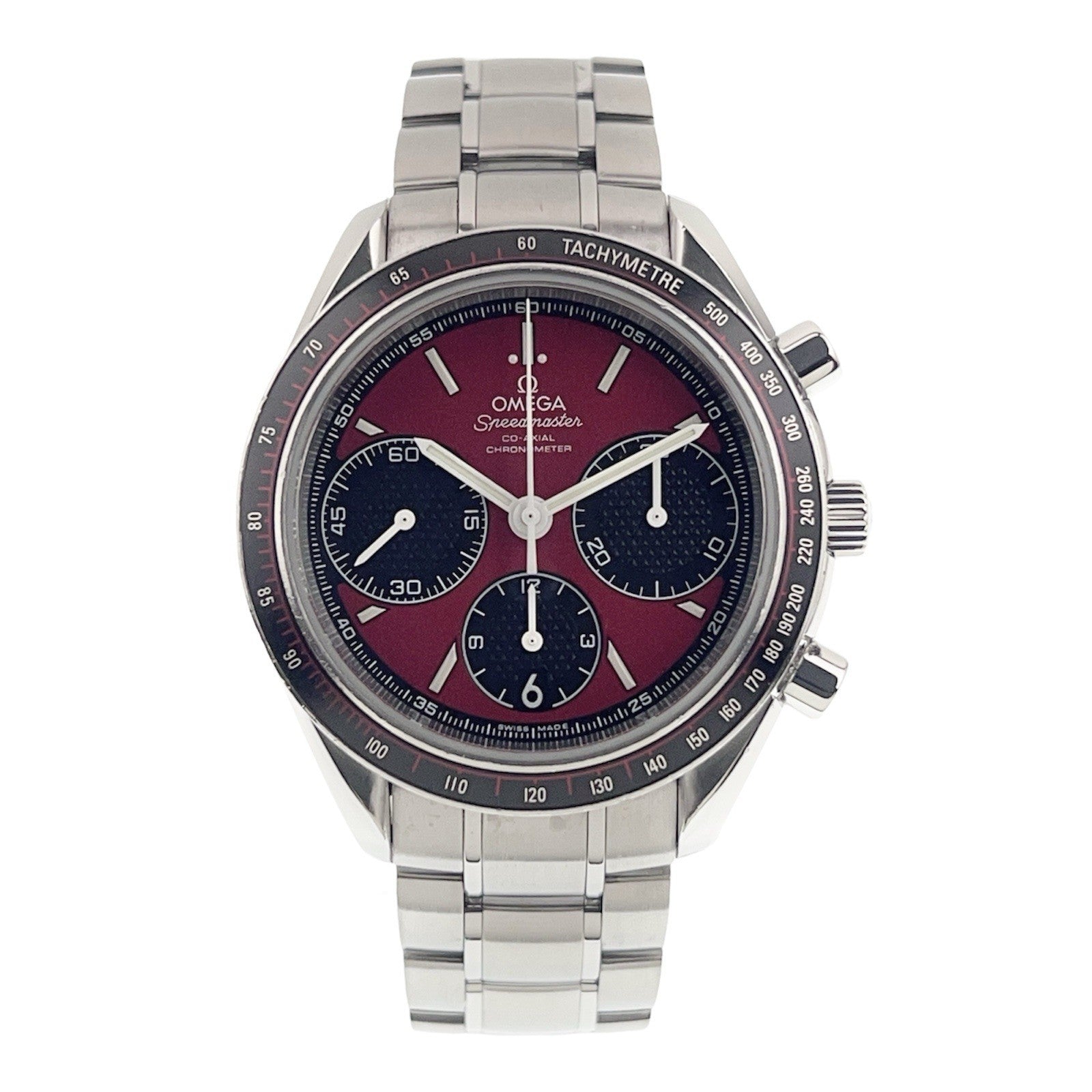 Omega Speedmaster Stainless Steel Red Dial 40mm Auto Mens 326.30.40.50.11.001