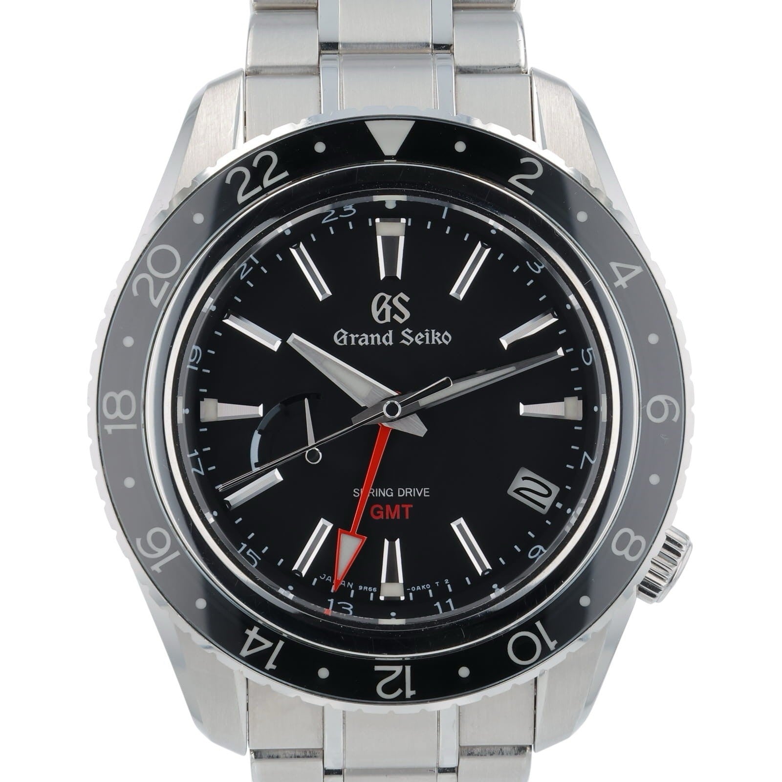 Grand Seiko Sport Stainless Steel Black Dial 44mm Automatic Mens Watch SBGE201
