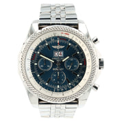 Breitling Bentley Chrono 6.75 Neptune Blue Dial Stainless Steel Men Watch A44362