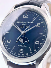 Baume & Mercier Stainless Steel Blue Dial 43mm Automatic Men’s Watch 65718