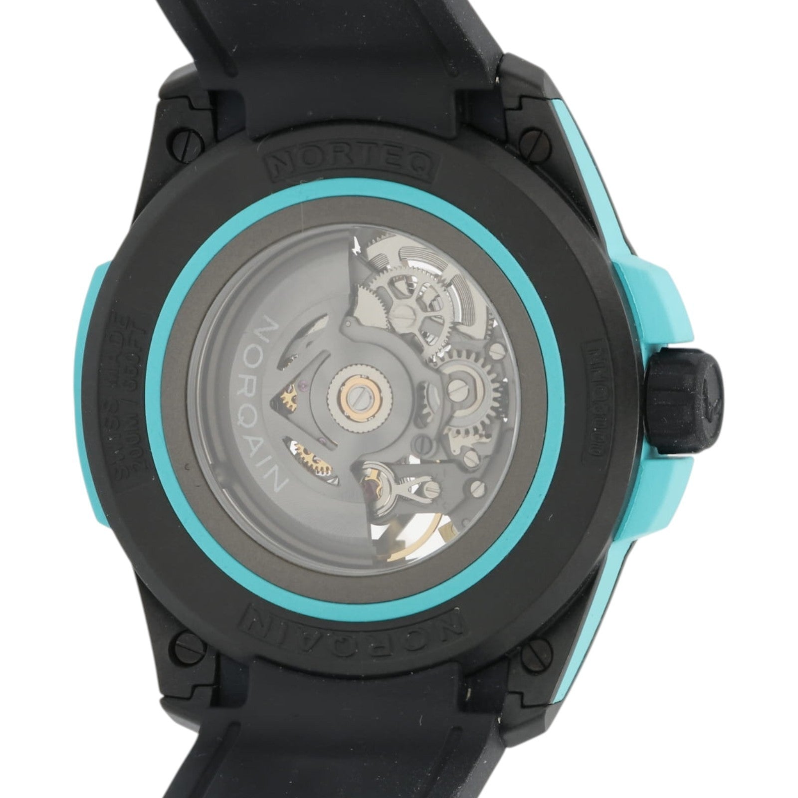 Norqain Wild One Blue Skeleton Dial Carbon 42mm Automatic Men's Watch NNQ3000