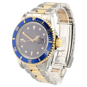 Rolex Submariner Date Gold & Steel Blue/Purple Dial 40mm Automatic Men’s 16613