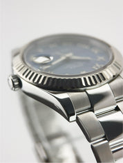 Rolex Datejust II Stainless Steel Blue Dial 41mm Automatic Men's Watch 116334