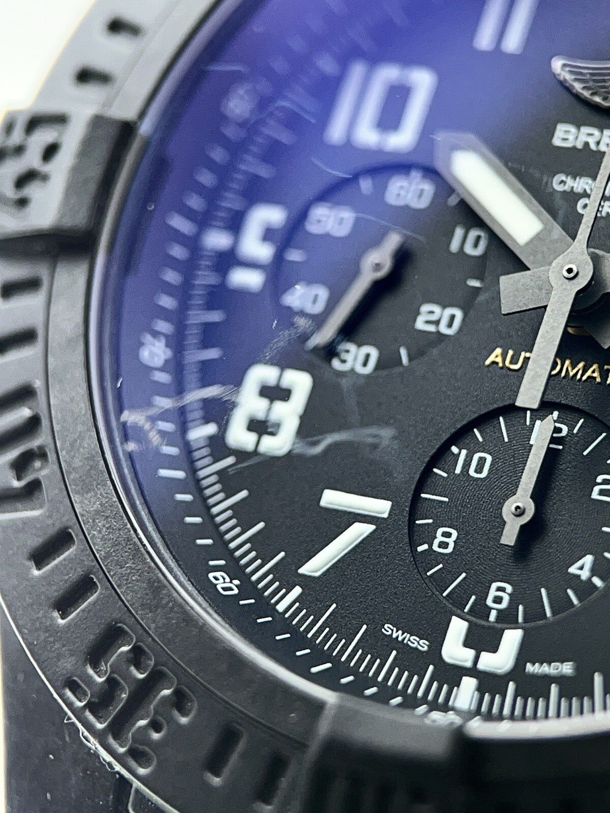 Breitling Avenger Hurricane Carbon Black Dial 45mm Chronograph  XB0180 W/ B&P