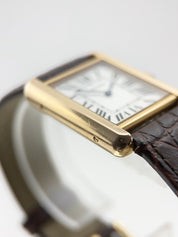 Cartier Tank Solo 18k Yellow Gold and Steel Quartz Unisex Watch 3168