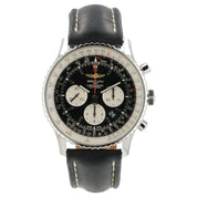 Breitling Navitimer Black Dial Stainless Steel 46mm Automatic Men’s Watch AB0127