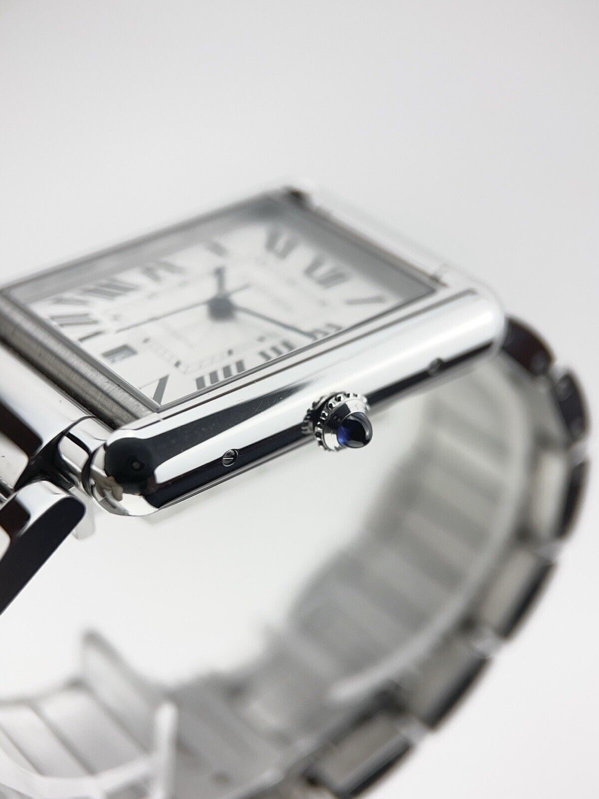 Cartier Tank XL Stainless Steel 31mm Roman Dial Automatic Men’s Watch WSTA0040