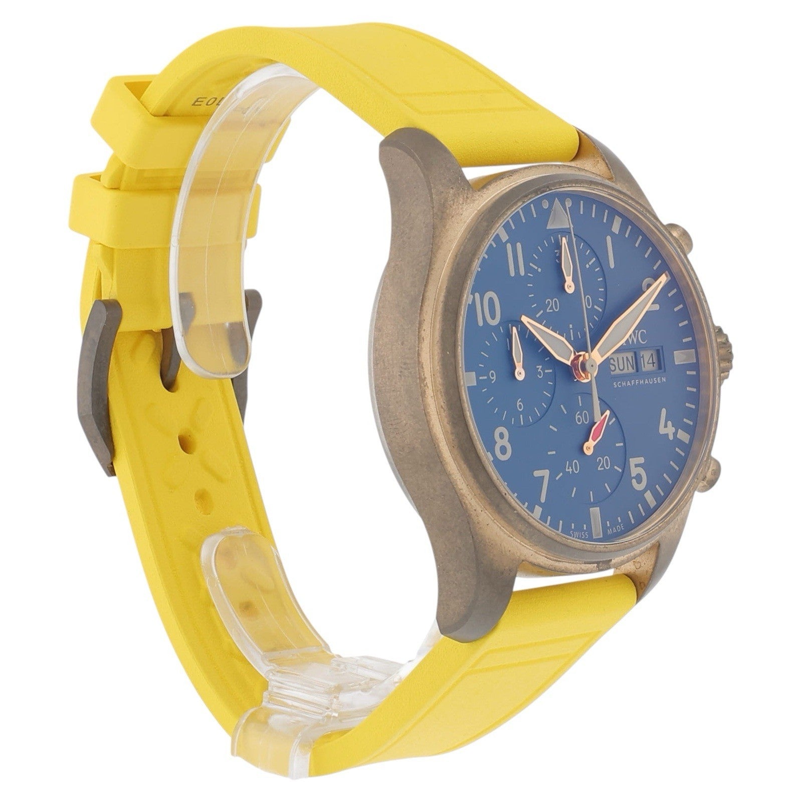 IWC Pilot Chronograph Bronze Blue Dial 41mm Automatic Men’s Watch IW388109