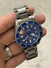 2022 Tudor Pelagos Date Blue Dial Titanium Men's Watch 25600TB - W/ Papers