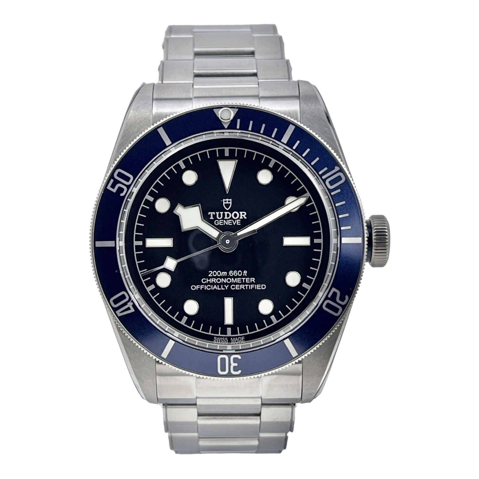 5/2018 TUDOR Black Bay Blue Stainless Steel Men's Watch 79230B - Box & Papers