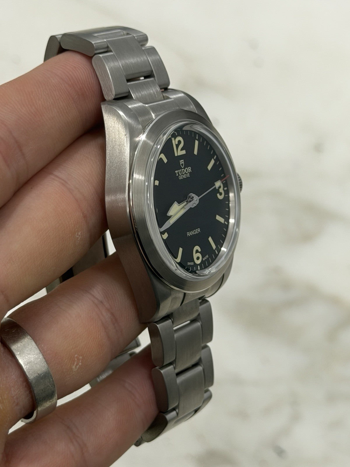 Tudor Ranger 39mm Stainless Steel 79950 Black Dial Automatic Mens Watch