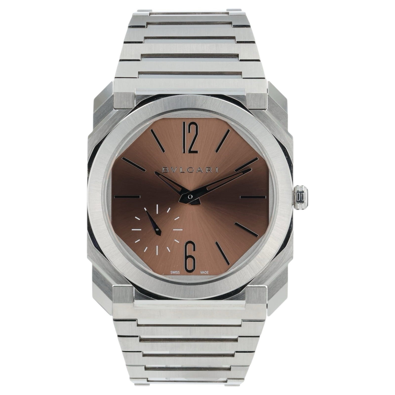 Bvlgari Octo Finissemo Salmon Dial Stainless Steel 40mm Automatic Mens 103856