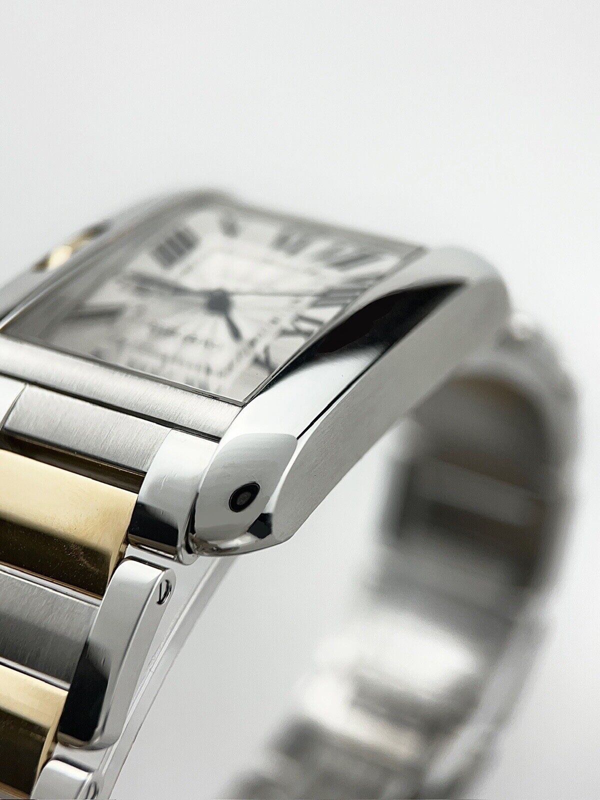 Cartier Tank Anglaise W5310007 Automatic Silver Dial Two Tone Auto Women's Watch