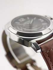 Panerai Luminor Marina Steel Black Dial 44mm Manual Wind Men's Watch PAM01005